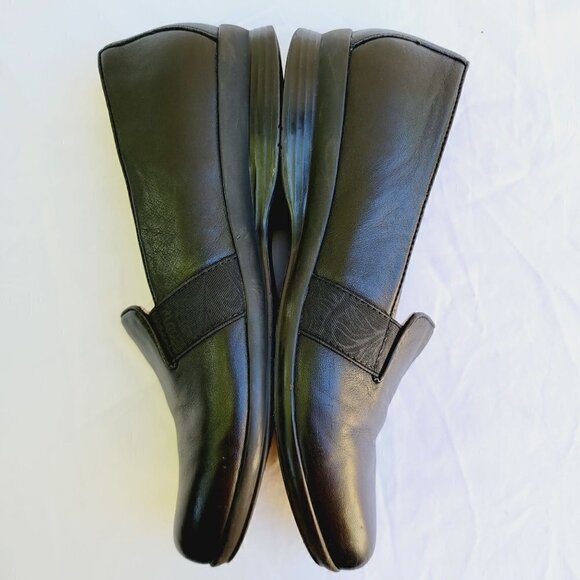 Dansko Women's Addy Black Leather Slip On Shoe - 38 (US 7.5/8) - Picture 7 of 10